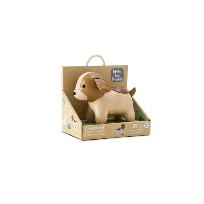 Hochet Little Big Friends Chien - Les Petits Animaux - Enfant - Mixte - Beige - A Partir De 3 Mois