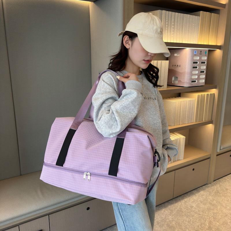 Dry and Wet Separation Yoga Mat Yoga Bag Short-distance Outing Large Capacity Shoe Storage Handbag Handbag Can Be Used To Cover Pull Rod