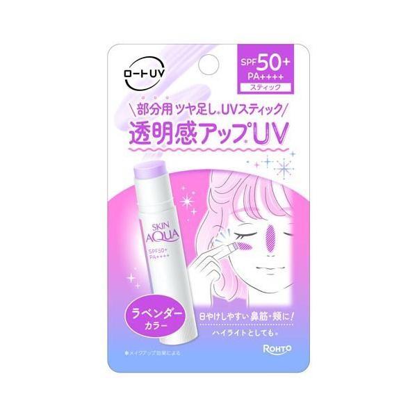 

ROHTO Skin Aqua Tone Up UV Stick Lavender SPF50PA 43g 4.3g