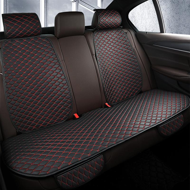 Car Seat Covers Pu Leather Seat Cover Sets Automobiles Universal Auto Interior Cushion Accessories Four Season Protect Set Mats