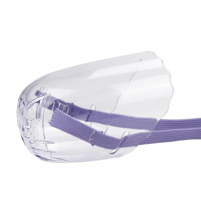 

Cat Muzzle Cats Face Guards Mask Bitingproof Cats Muzzle for Grooming Breathable Cat Mouth Cover Transparent PVC Muzzle M