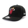 New Era 9SEVENTY Stretch Snapback Miami Heat NBA STRETCH SNAPBACK CAP Schwarze Kappe, SCHWARZ, 970SS, Basketball, [Gebraucht]