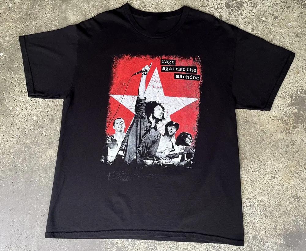 

Rage Against the Machine Band Live In Tour Cotton Black S5XL T Shirt AG947 Unisex T-Shirt S