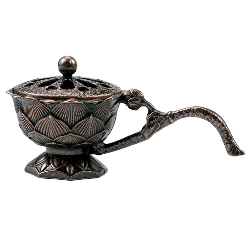 Home Fragrances Incencence Burner 9*5.3*4.7CM Burner With Handle Fit For Home Decoration Lotus Incense High-quality