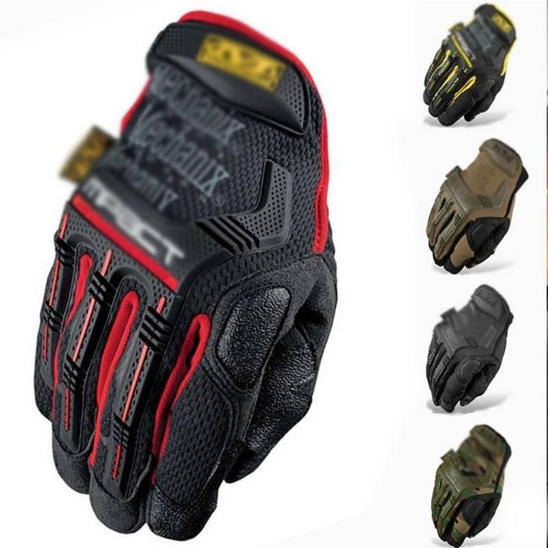 Tactical Gloves For Men Full Finger Training With Non-slip Grip For Motorcycle Riding Characters Included)
