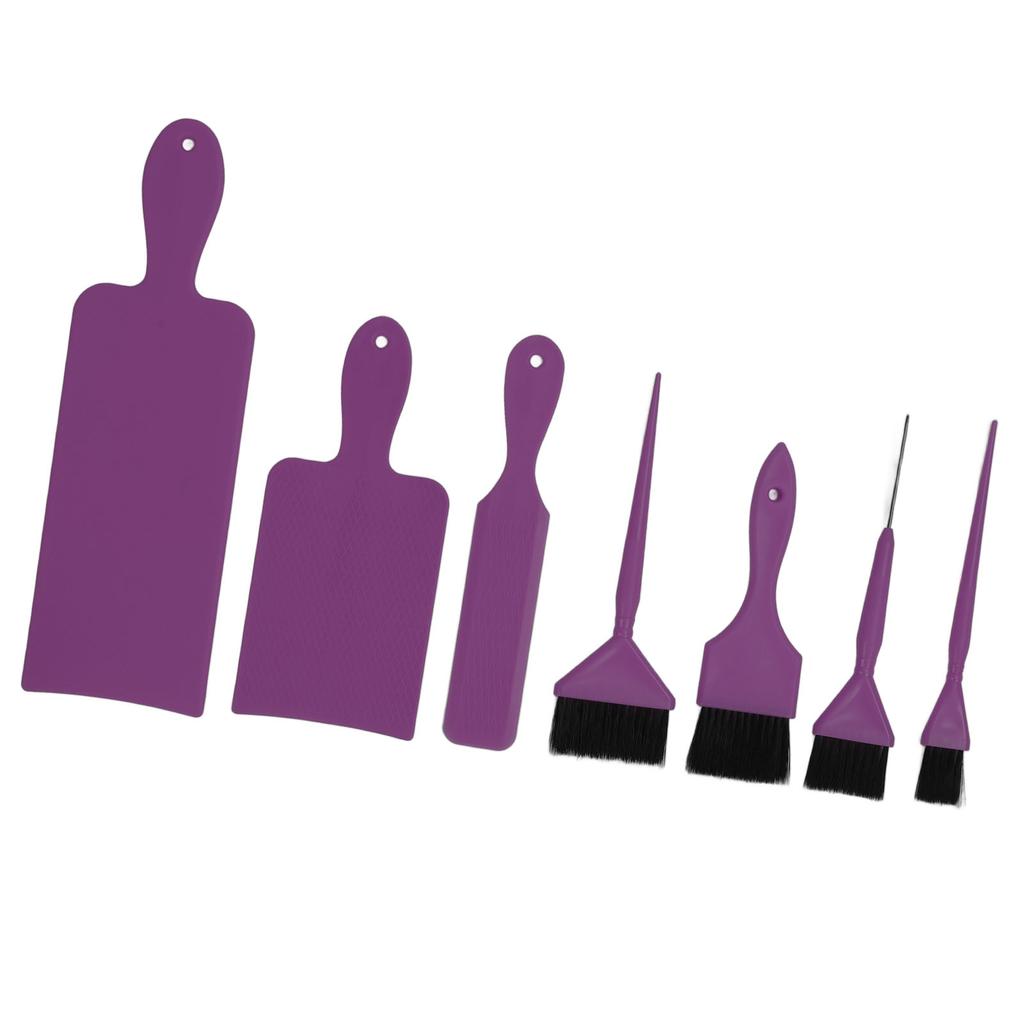 7pcs Hair Dye Tool Set Balayage Board Coloring Brush Hair Highlighting Paddle Brush Tools Hair Salon
