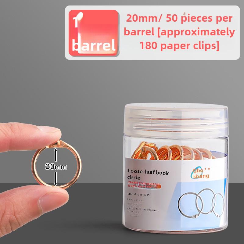 Segregator na karty w luźnych arkuszach, kółka segregatora, żelazne kółko do książki