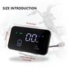 Minho 48V-72V Display Control Panel Digital Speedometer for Electric Scooter Bicycle E-Bike,Square Instrument