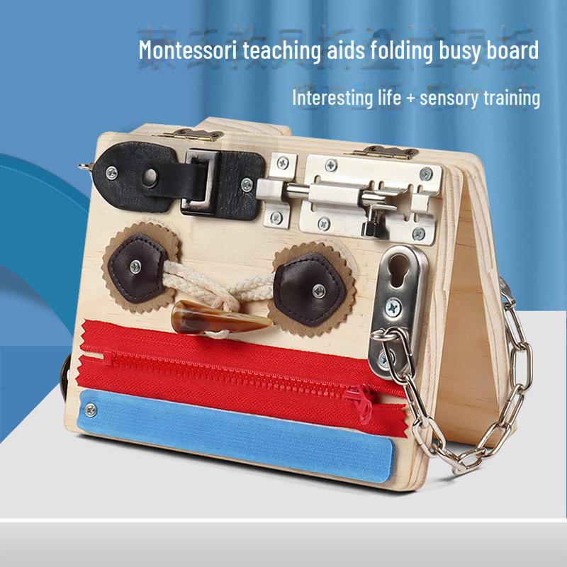 

Монтессори Медведь Бизиборд Музыкальная настенная игра для детей