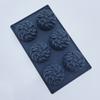 6 Cavities Mousse Mold Flower Shaped Silicone Cake Molds Baking Pan Chocolate Bread Molds Dessert Jelly Decorating Tools