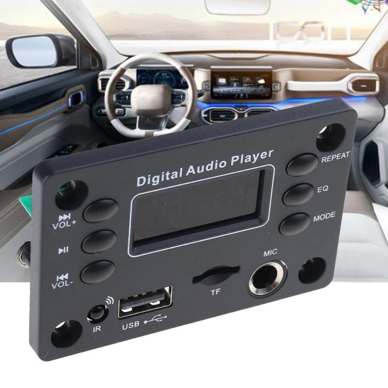 Kleines Bluetooth-kompatibles 5.0 Sound-Dekodierungsmodul für Fahrzeuglautsprecher und tragbare Geräte mit MP3-Wiedergabe