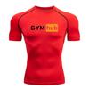 Gym Hub Printed Men's Compression T-Shirt Gym Workout Sport Quick Dry Tight Shirts Outdoor Training Fitness Elasticity Tops Tee