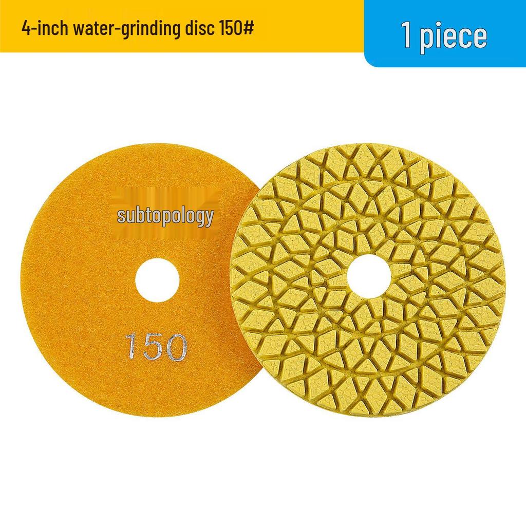4-Inch Angle Grinder Polishing Disc for Stone, Marble, Granite, Terrazzo, and Floor Renovation