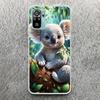 Koala Kawaii Cute Animal Print Soft Case for Xiaomi Redmi Note 14 13 12S 11S Phone Shell 10 Pro Plus 11E 11T 12 11 10S 5G Cover