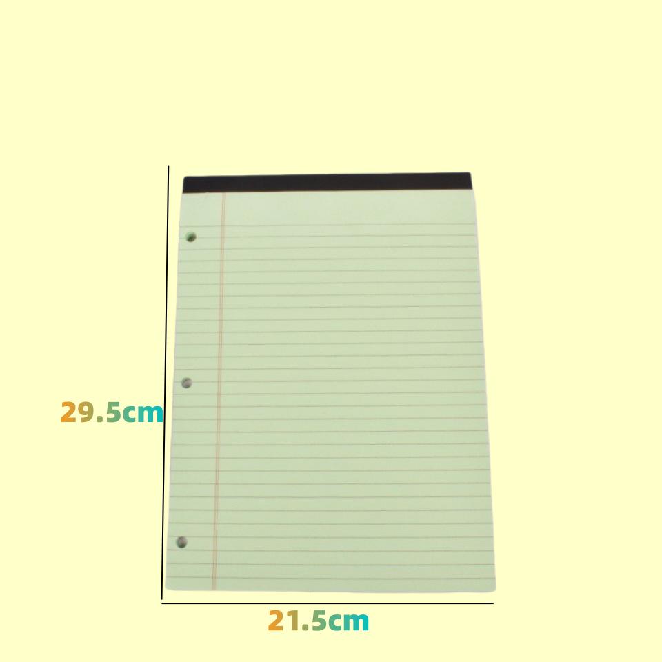 KAISA A4 Flip-Top Notepad - Multi-color, Tear-Off, Sectioned Design