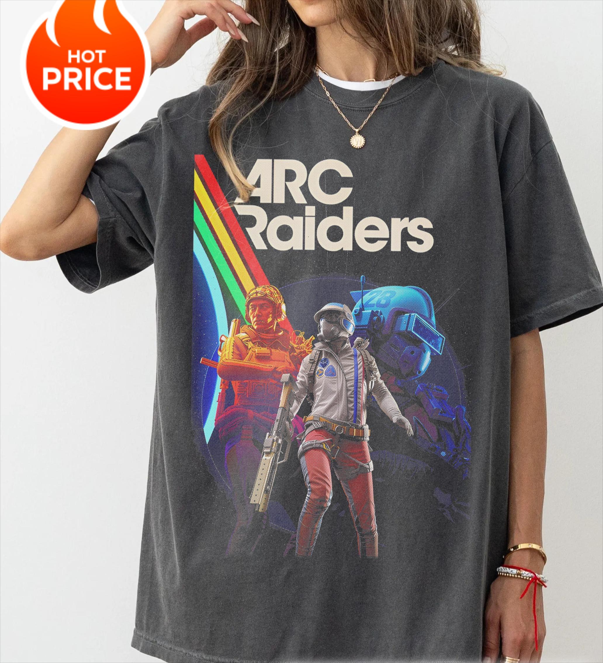 

Arc Raiders Gamer TShirt Arcade Game Player Tee Retro Video Game Shirt Gaming Fan Gift Vintage Gaming Apparel 3XL