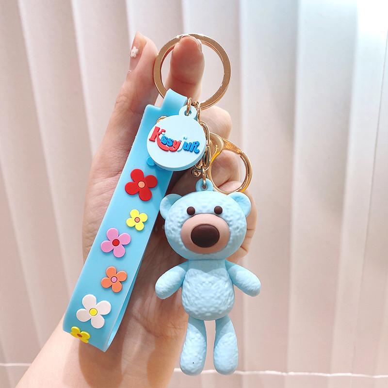 

Синий Розовый Брелок Медведь Милый Мультяшный Аксессуар Идеальные Подарки Для синий