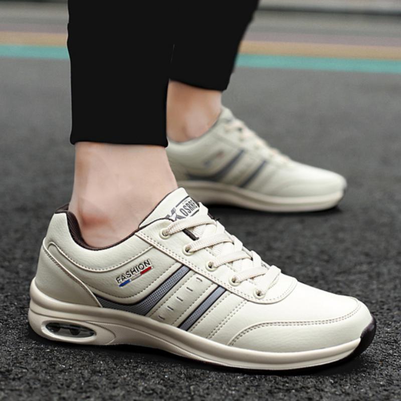 Fashion Sports Men's Casual Shoes Sneakers Running Leisure Travel White Shoes