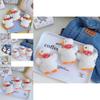 Adorable Duck Plush Toy With Scarf Creative Small-size Stuffed Animal For Bags And Keys