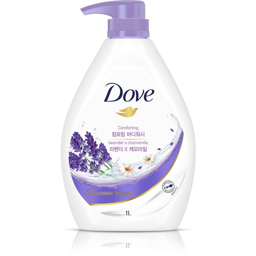 Dove Lavender Hydration Body Wash Lavender Chamomile, 1L, 1 unit