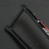 Ullicyc-Disc Brake for Road Bike, Carbon Fiber Bicycle, Round and Tapered Tube, Front Fork QC340, 12x100 Thru Axle, 700x25c