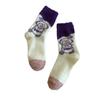 Cartoon Cute Socks Women'S Warm Mink Velvet Medium Tube Socks Autumn And Winter Fluffy Thickened Japanese Stacking Socks Women'S Socks Long