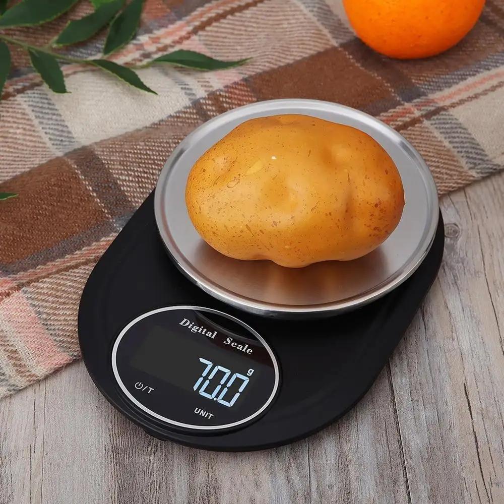 Home Kitchen Scale 5kg/0.1g High Precision Baked Cooking Food Coffee Gram Digital Scales Portable Mini Electronic Balance Weight