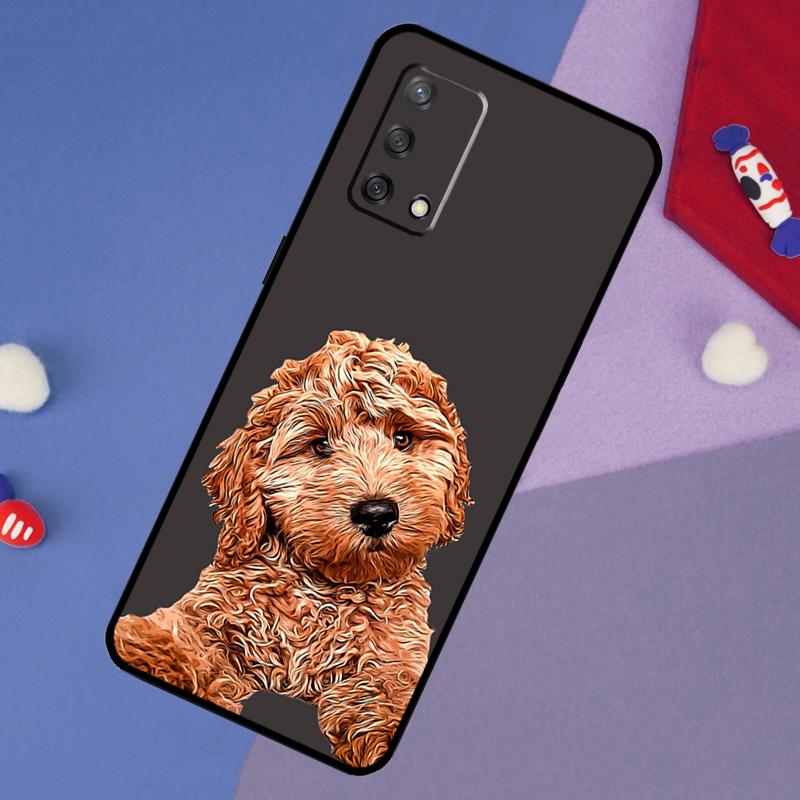 Süße Cockapoo Hund Hülle Für Oppo A17 A60 A40 A80 A16 A76 A96 A98 A58 A78 A18 A38 A57 A74 A54 A94 A15 A5 A6 Pro
