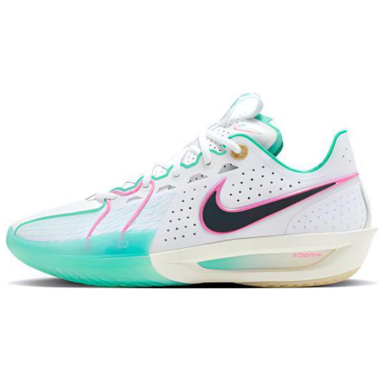 New Nike Air Zoom GT Cut 3 EP 'White Pink Teal'