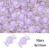Frosted Acrylic Round Beads for DIY Jewelry and Beading Accessories