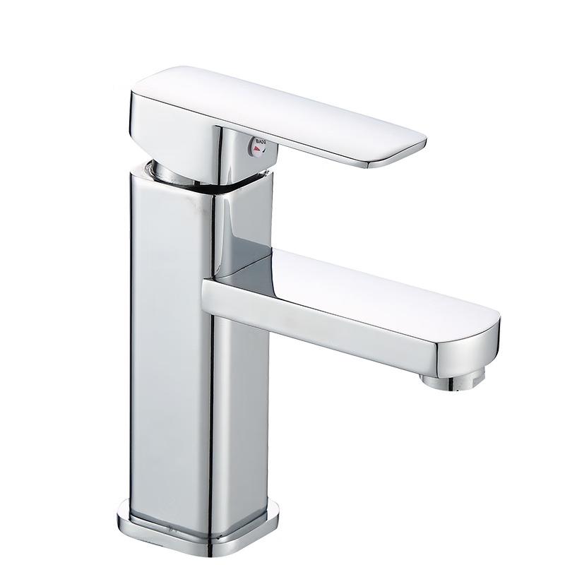 Square Single-Hole Basin Faucet