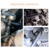Diesel Injector Fuel Line Socket Wrench 10Mm-19Mm Open Oil Pipe Removal Sleeve Union Nut Socket Adapter Hand Tool