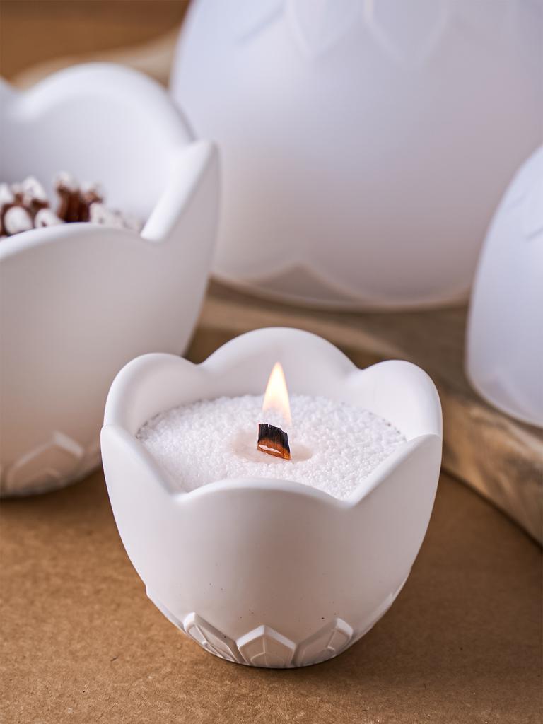 DIY Flower Shape Cup Silicone Mold Gypsum Resin Candle Jar Molds Flowerpot Concrete Mould Crafts Casting Home Decoration Gift