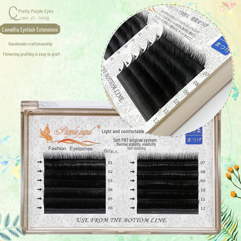 

Комические ресницы Camellia 3-Length: Быстро открывающиеся 0,05 накладные ресницы C Curl 789