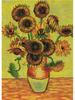 Impressionist Vincent Van Gogh Bouquet Sunflowers In Vase Poster Canvas Painting Abstract Roses Wall Art Room Home Decoration