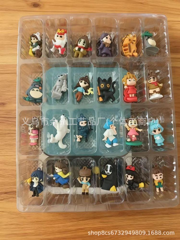 New Classic Studio Ghibli Anime Christmas Advent Calendar Toy Figure Collectible Items Animation Derivatives Cosplay Accessories