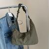 New drawstring pleated cloud bag autumn and winter new portable shoulder bag niche design messenger bag