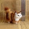 Cute Faux Fur Gift Cat Model Kitten