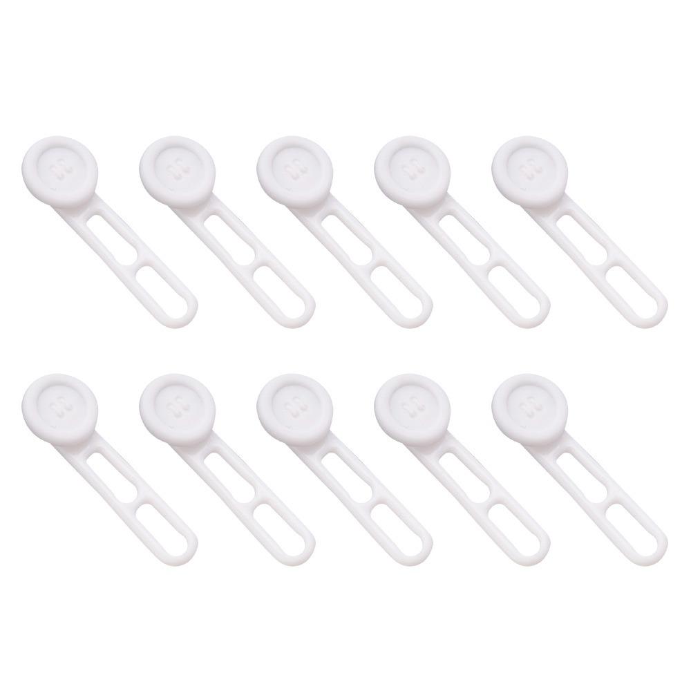 10Pcs Neck Extender Pants Extender Buttons Elastic Collar Button Extender  for Women Men