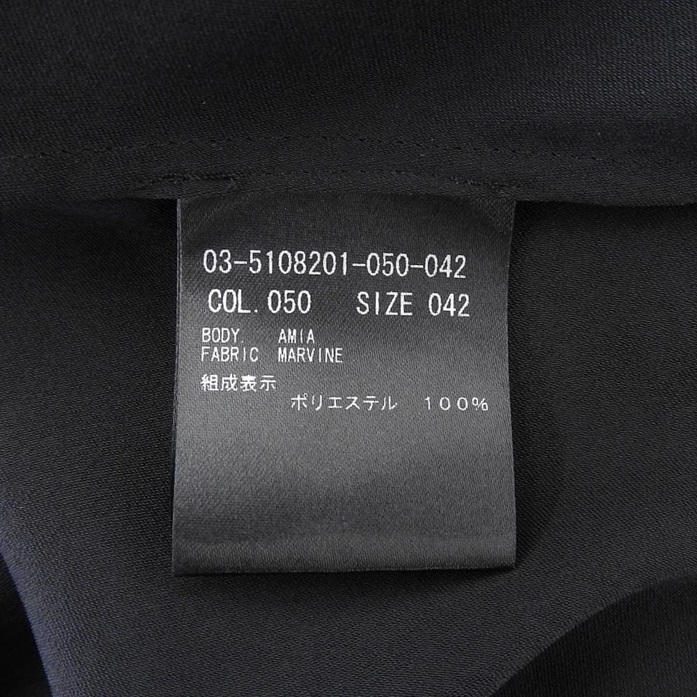 theory luxe Excellent condition Marvine Amia Blouse, polyester top, women's, black, size 42, 25 stainless steel, 03-5108201 tops 42 blackUsed