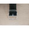 Used Swatch watch rainbow dial green genuine leather strap