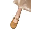 Mary Jane Gentle Spring Flat Bottom Bag Head Half Slippers Women'S Summer Cool Slippers Soft Sole Evening Shoes Outside