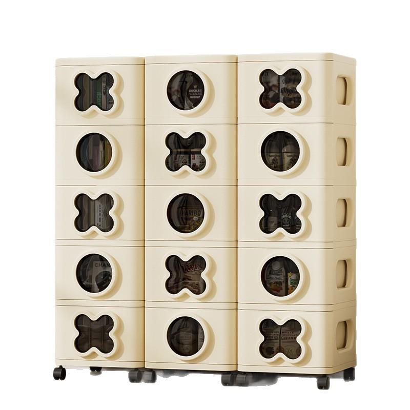 Cartoon Stackable Storage Cabinet for Bedroom