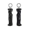 Exercise Grip Handles With Metal Rings For Pull Down Machines And Cable Workouts With Ergonomic Shape And Strong Build