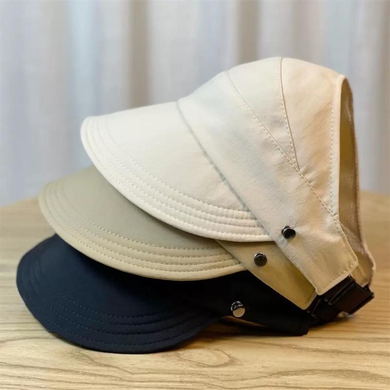 Breathable Ponytail Hat Women's Sunscreen Hat Adjustable Portable Sun Hat for Running Golf Beach