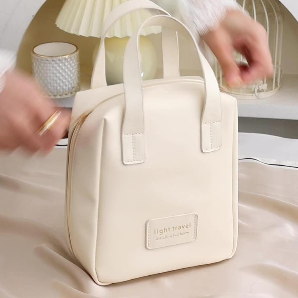 Large Seashell Makeup Bag - Portable Skincare and Toiletry Organizer