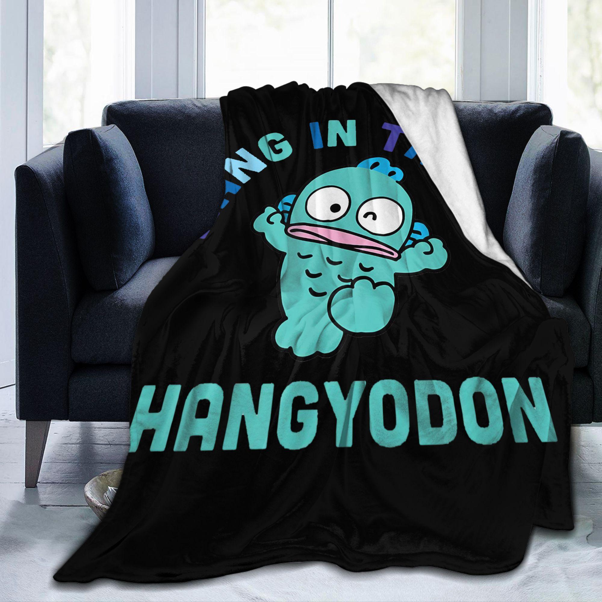 Hangyodon Hang in There Blanket Cover Fleece Super Warm Throw Blanket for Bedding Couch Bed Rug 75X95CM
