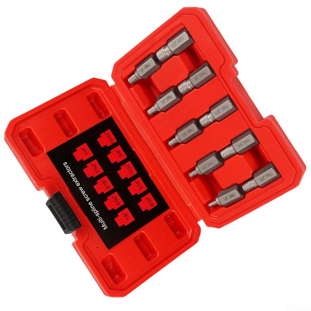Hex Head Extractor Damaged Broken Bolt Screw Extractor Set