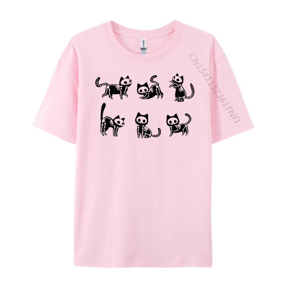 Cat Skeleton Grey Shirt Graphic Tee Camiseta T Shirt for Men National Flag Day Shirts Graphic Tee Cotton Tshirt Men Tops  Tees