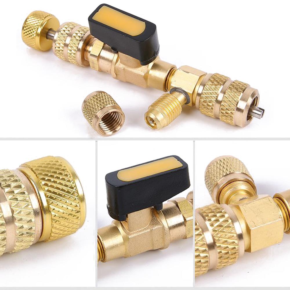 Household R410 R22 Valve Core Remover Installer Tool Fine Sealing Air Conditioning Replacement Accessory